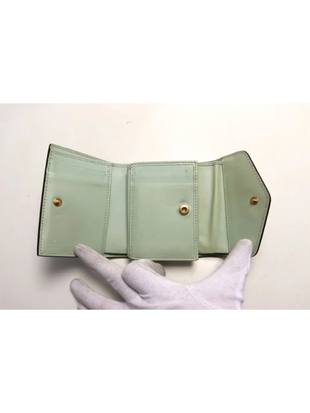 Gucci GG Compact Wallet Leather Trifold - Picture 4 of 9